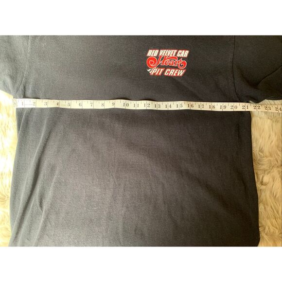 Red Velvet Car Heart Pit Crew Anvil Black Concert Tour Merch Tee Large - Picture 6 of 6